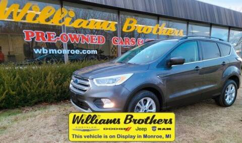 2017 Ford Escape for sale at Williams Brothers - Pre-Owned Monroe in Monroe MI
