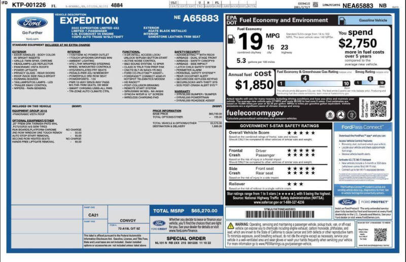2022 Ford Expedition Limited