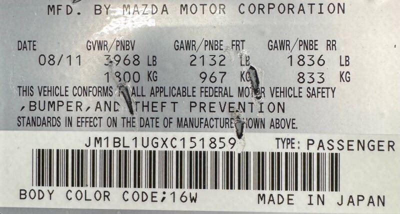 2012 Mazda MAZDA3 i Sport