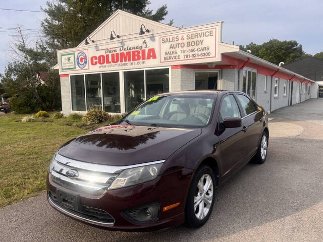 2012 Ford Fusion for sale at Dave Delaney's Columbia in Hanover, MA