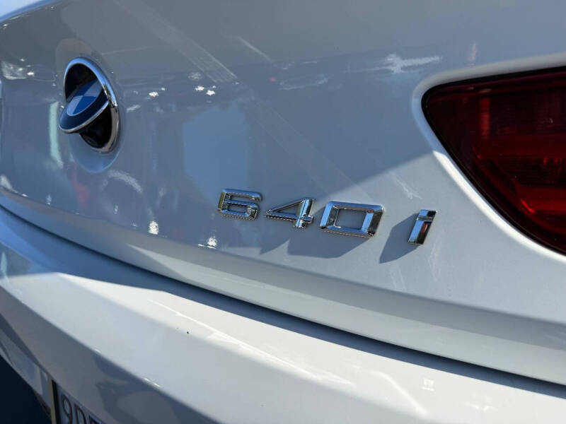 2013 BMW 6 Series 640i Gran Coupe