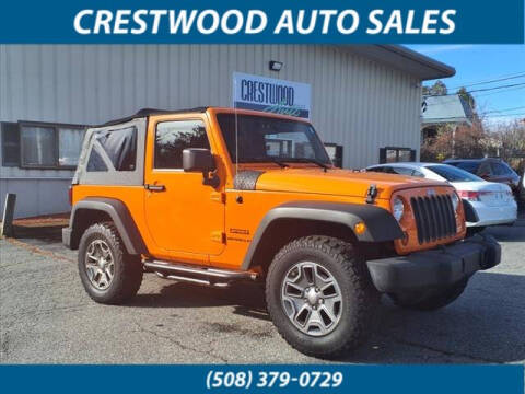 2012 Jeep Wrangler for sale at Crestwood Auto Sales in Swansea MA