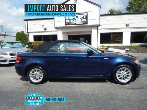 2011 BMW 1 Series for sale at IMPORT AUTO SALES in Knoxville TN