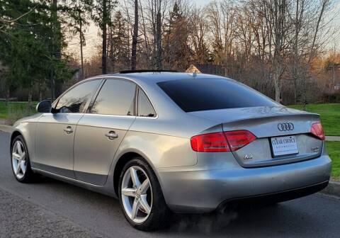 2009 Audi A4 for sale at CLEAR CHOICE AUTOMOTIVE in Milwaukie OR