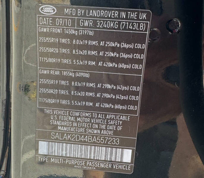 2011 Land Rover LR4