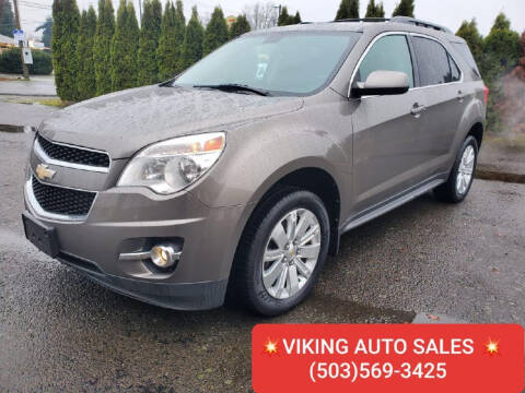 2011 Chevrolet Equinox for sale at Viking Supreme Motors in Salem OR