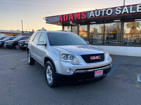 2009 GMC Acadia for sale at Adams Auto Sales CA in Sacramento CA