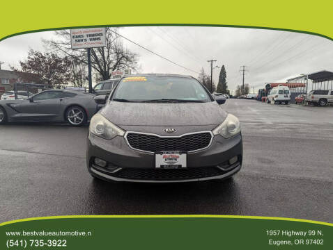 2014 Kia Forte for sale at Best Value Automotive in Eugene OR