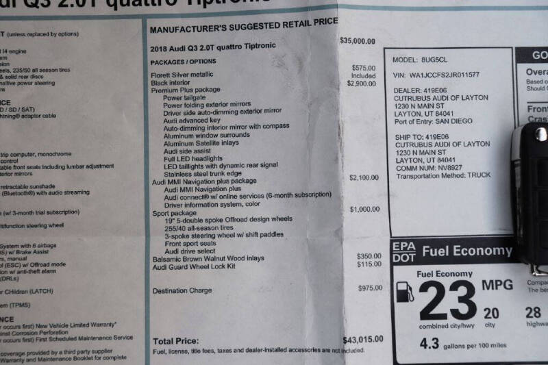 2018 Audi Q3