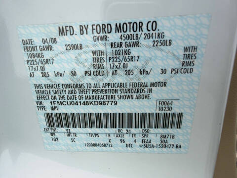2008 Ford Escape Limited