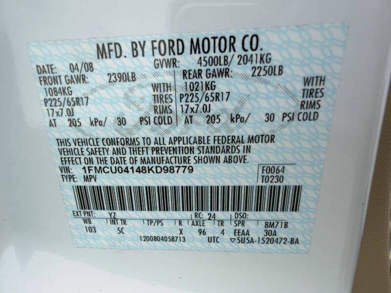 2008 Ford Escape Limited