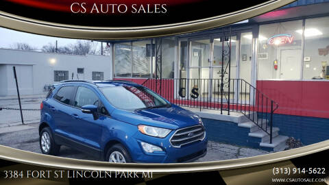 2020 Ford EcoSport for sale at CS Auto sales in Lincoln Park MI