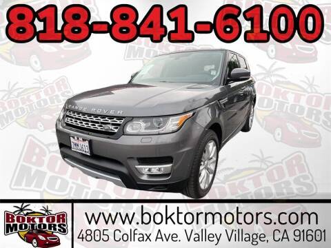 2014 Land Rover Range Rover Sport for sale at Boktor Motors in North Hollywood CA