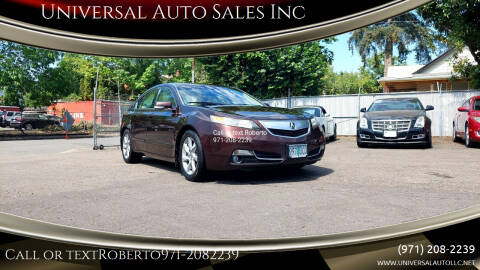 2012 Acura TL for sale at Universal Auto Sales Inc in Salem OR