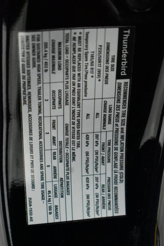 2002 Ford Thunderbird Deluxe