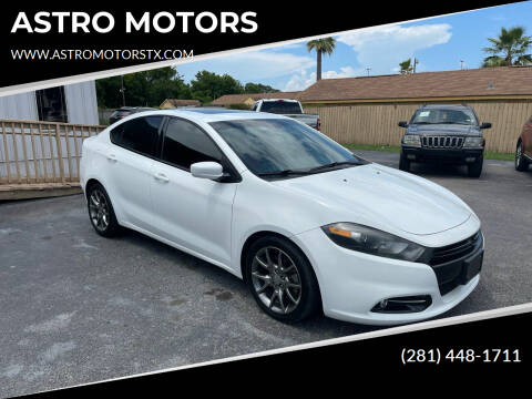 2015 Dodge Dart for sale at ASTRO MOTORS in Houston TX