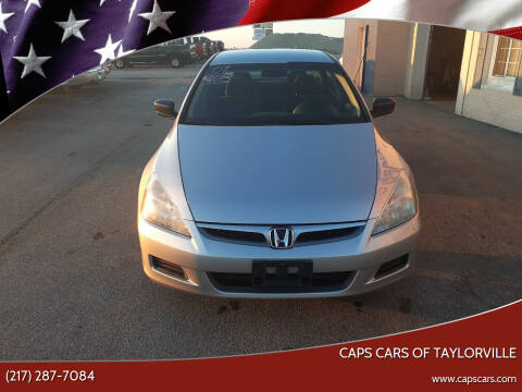 2007 Honda Accord for sale at Caps Cars Of Taylorville in Taylorville IL