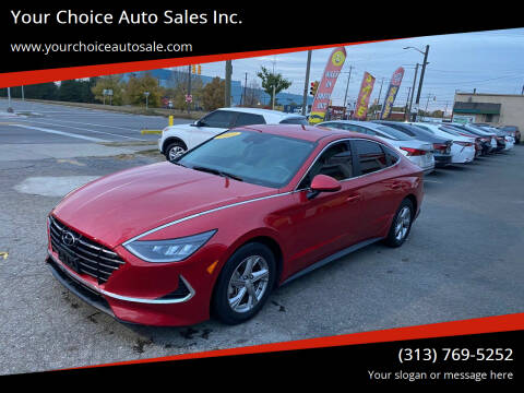 2021 Hyundai Sonata for sale at Your Choice Auto Sales Inc. in Dearborn MI