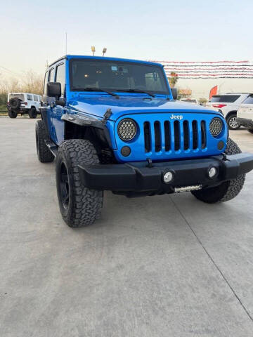 2016 Jeep Wrangler Unlimited for sale at A & V MOTORS in Hidalgo TX