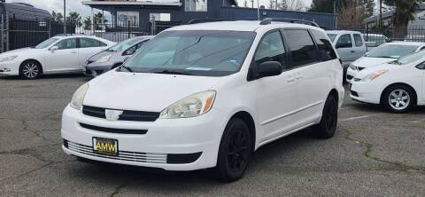 2004 Toyota Sienna for sale at AMW Auto Sales in Sacramento CA