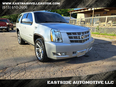 2013 Cadillac Escalade for sale at EASTSIDE AUTOMOTIVE LLC in Nashville TN