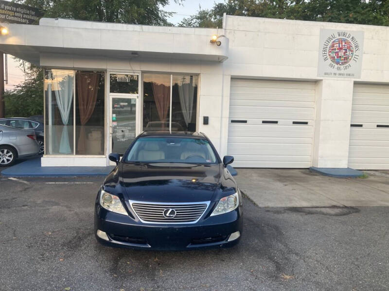 2007 Lexus LS 460 for sale at International World Motors LLC in Richmond VA