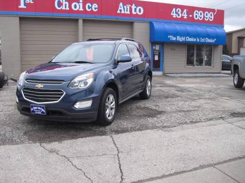 2016 Chevrolet Equinox for sale at 1st Choice Auto Inc in Green Bay WI