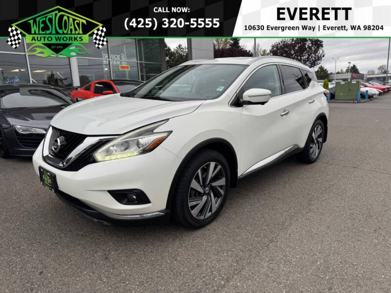 2015 Nissan Murano for sale at West Coast AutoWorks in Everett WA