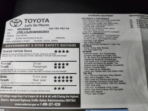 2021 Toyota 4Runner TRD Pro