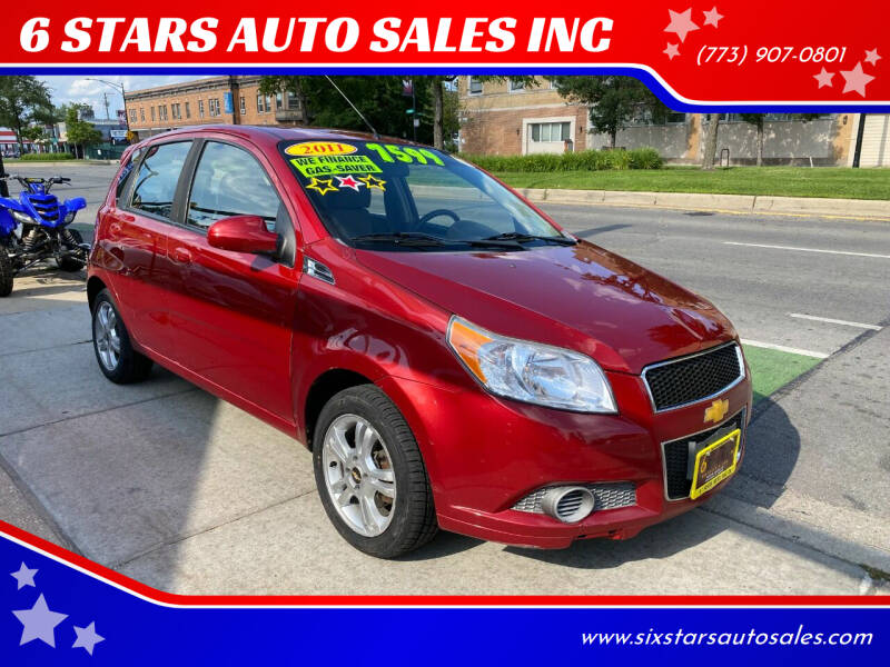 2011 Chevrolet Aveo for sale at 6 STARS AUTO SALES INC in Chicago IL
