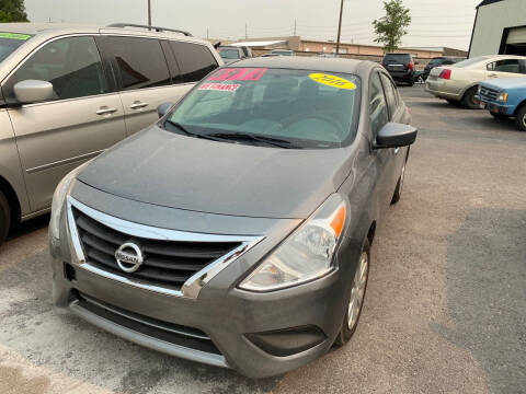 2016 Nissan Versa for sale at BELOW BOOK AUTO SALES in Idaho Falls ID