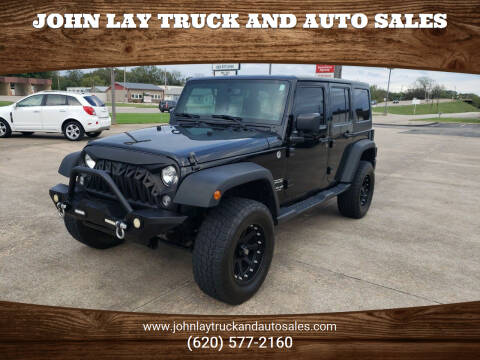 2015 Jeep Wrangler Unlimited for sale at John Lay Truck and Auto Sales in Independence KS