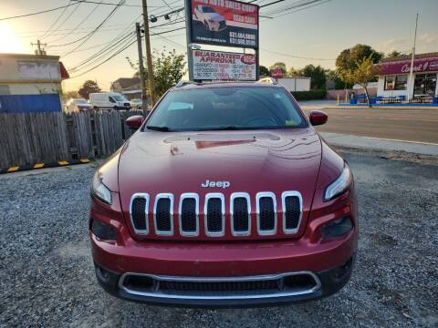 2014 Jeep Cherokee for sale at RMB Auto Sales Corp in Copiague NY