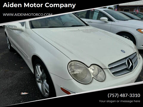 2008 Mercedes-Benz CLK for sale at Aiden Motor Company in Portsmouth VA