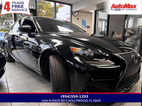 2015 Lexus IS 250 for sale at Auto Max in Hollywood FL