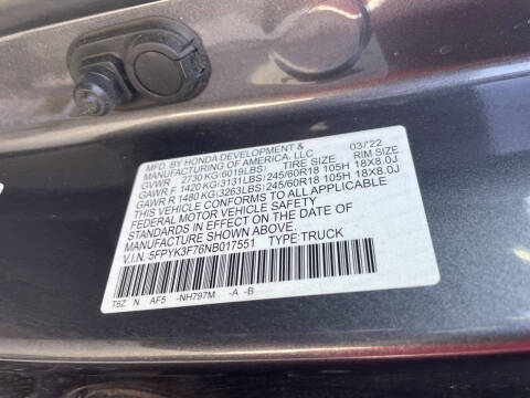 2022 Honda Ridgeline RTL-E