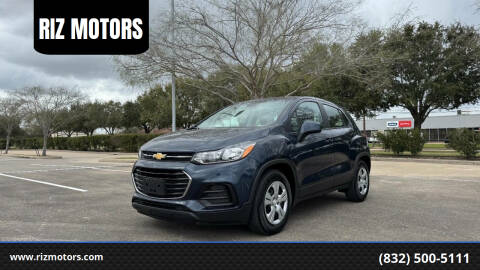 2018 Chevrolet Trax for sale at RIZ MOTORS in Stafford TX