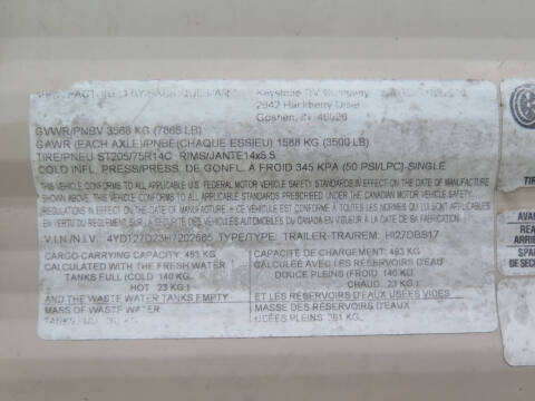 2017 Keystone RV HIDEOUT 27DBS