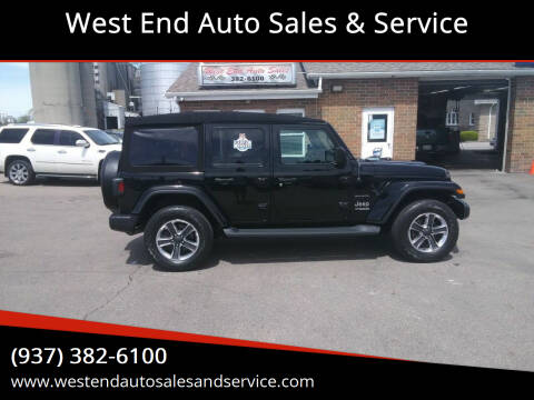 2020 Jeep Wrangler Unlimited for sale at West End Auto Sales & Service in Wilmington OH
