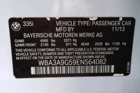 2014 BMW 3 Series 335i