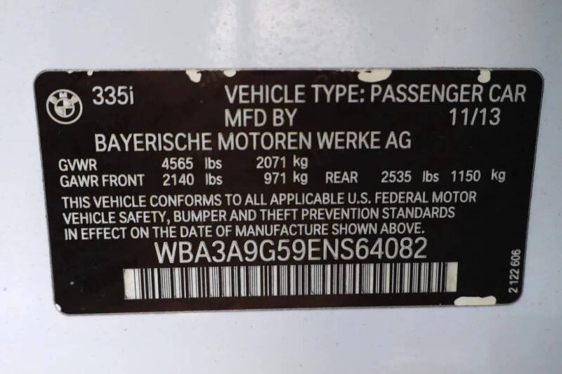 2014 BMW 3 Series 335i