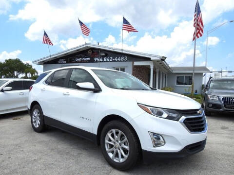 2021 Chevrolet Equinox for sale at One Vision Auto in Hollywood FL
