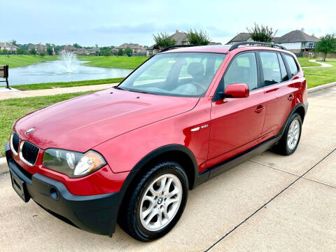 2004 BMW X3 for sale at PRESTIGE OF SUGARLAND in Stafford TX