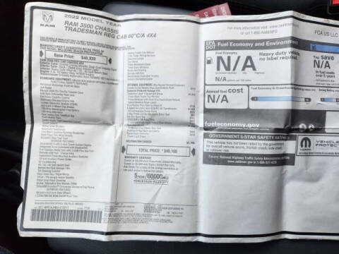 2022 RAM 3500 Tradesman