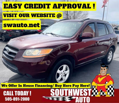 2008 Hyundai Santa Fe for sale at SOUTHWEST AUTO in Albuquerque NM