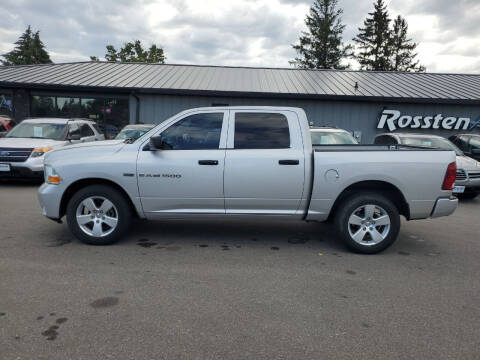2012 RAM 1500 for sale at ROSSTEN AUTO SALES in Grand Forks ND