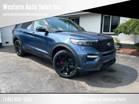 2020 Ford Explorer for sale at Western Auto Sales Inc in Farmington Hills MI