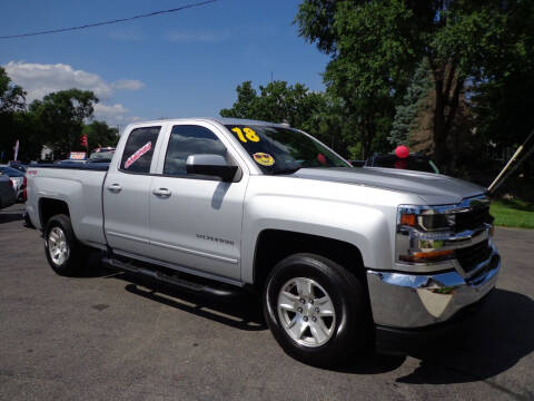 2018 Chevrolet Silverado 1500 for sale at North American Credit Inc. in Waukegan IL