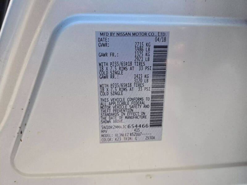 2018 Nissan Pathfinder