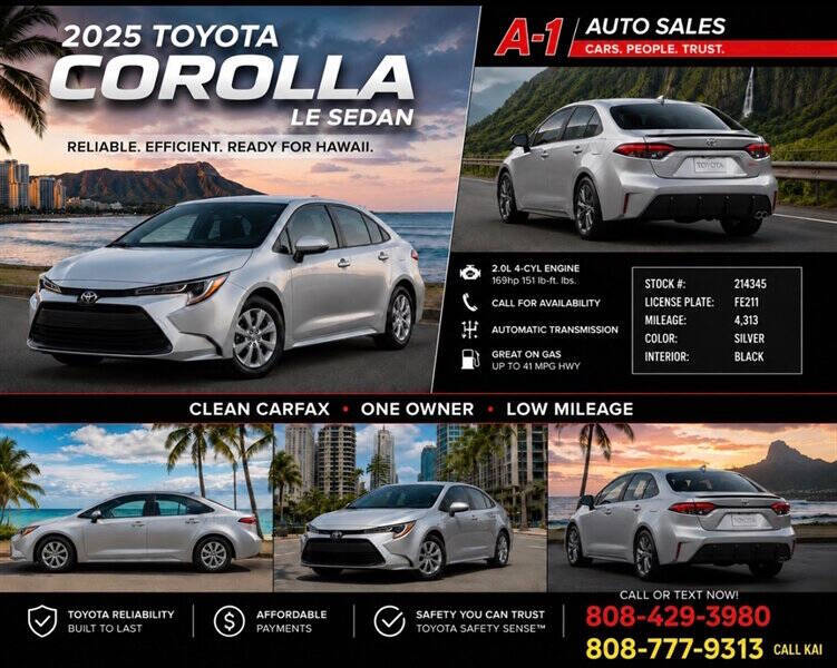 2025 Toyota Corolla LE